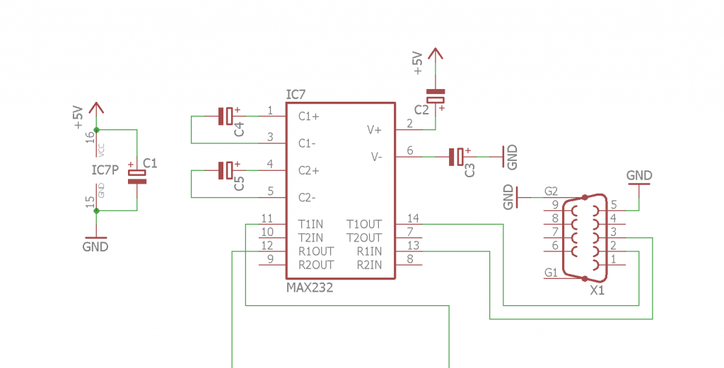 Modified UART Schematic