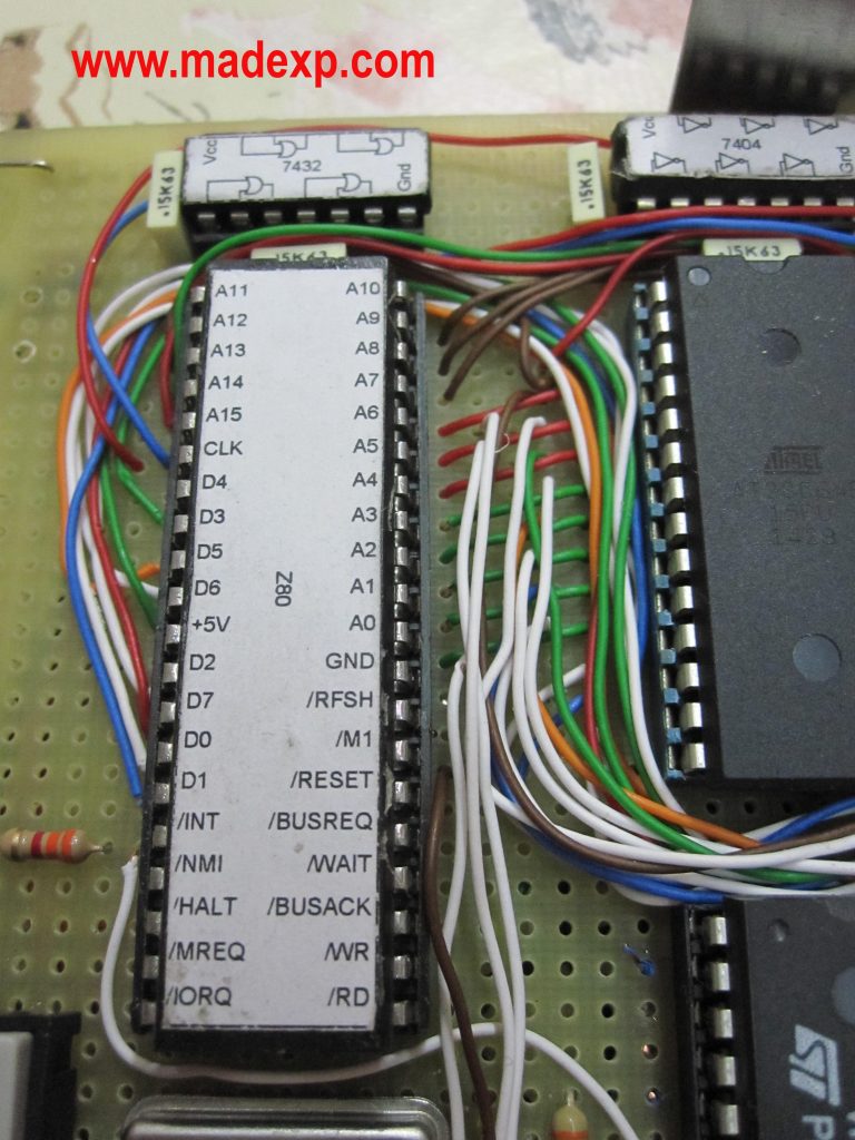 Z80 SBC Connection Details