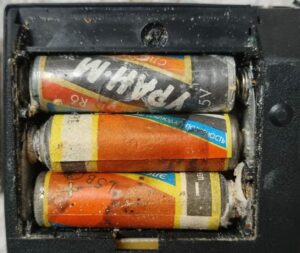 Leaky batteries